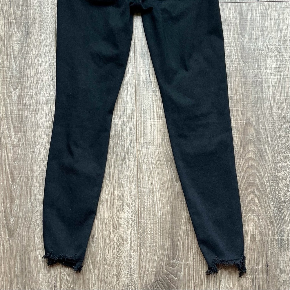 AMERICAN eagle hi-Rise next level stretch black jegging size 2 SHORT - Picture 3 of 16
